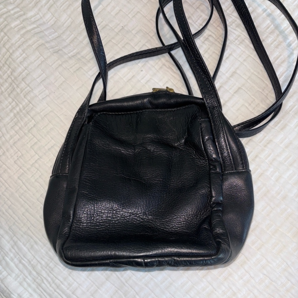 Vintage 90’s Hobo International Soft Leather Multi Pocket Organizer Shoulder Bag